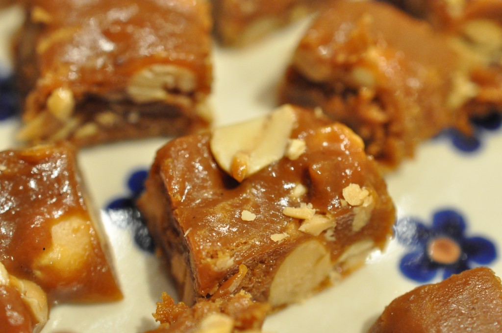 Karameller med peanuts