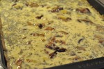 Tærte med rødløg og bacon - grov tærtedej