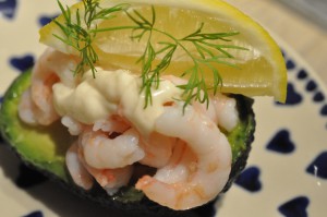 Avocado med rejer - nem forret eller frokost