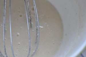 Appelsinkage med marcipan og chokolade