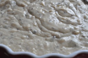 Appelsinkage med marcipan og chokolade