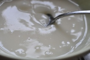 Appelsinkage med marcipan og chokolade