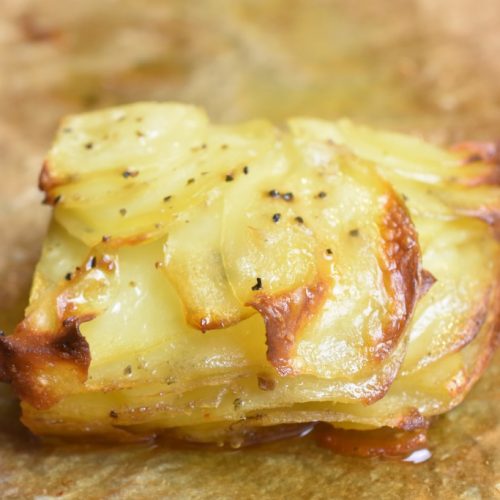 Pommes Anna - opskrift på fest kartofler med smør