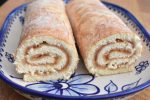 Roulade med æblemos - opskrift på æbleroulade