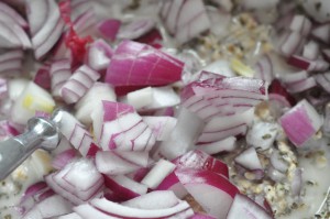 Madbrød med løg rosmarin & hvidløg - opskrift