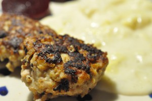 Stuvet spidskål og frikadeller
