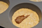 DSC_0611 • nogetiovnenstaging.com Muffins med nougat, marcipan og havregryn