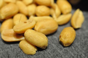 Cookies med peanuts, nougat og Nesquick