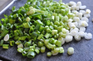 DSC_1169 • nogetiovnen.dk Rissalat med ærter, tomater & forårsløg - nem