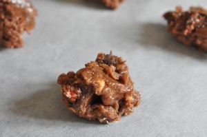 Cookies med Nutella og nødder - nem opskrift