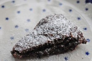 Svensk chokoladekage - opskrift på kladdkake