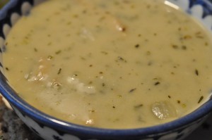 Champignonsuppe med flødeost - nem suppe