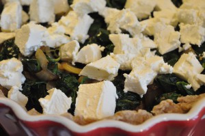 Spinattærte med feta og pinjekerner - opskrift