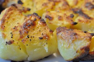 Smashed potatoes