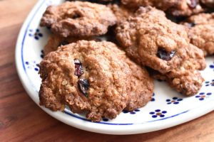 Cookies med tranebær - nem opskrift