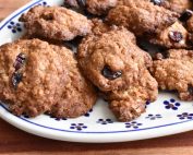 Cookies med tranebær - kager på fad
