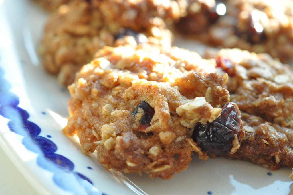 Cookies med tranebær - nem opskrift