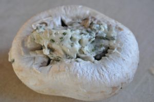 Champignon i ovn med hvidløgssmør - opskrift