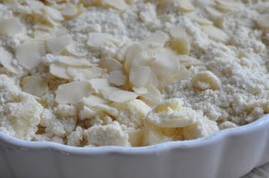 Pæretærte opskrift på crumble med smuldredej 