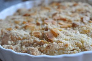 Pæretærte opskrift på crumble med smuldredej 
