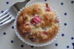 Rabarbermuffins med marcipan - nem opskrift