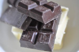 Masser af chokolade i kagen