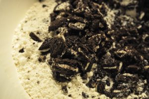 Oreo muffins med skyr og hvid chokolade