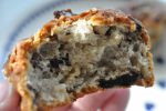 Oreo muffins med skyr, nødder & hvid chokolade