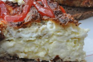 DSC_1796 • nogetiovnen.dk Æggekage med feta, skinke og tomat - ovnbagt