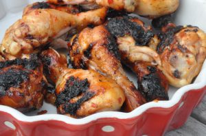 Grillede chilimarinerede kyllingelår