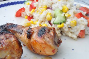 Grillede chilimarinerede kyllingelår