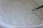 Hjemmelavet kartoffelsalat med creme fraiche og mayonnaise