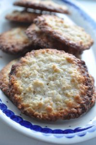 Havregrynskager med citron og ingefær