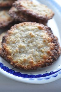 Havregrynskager med citron og ingefær