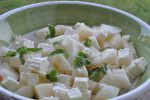 Honningmelon salat med feta - nem opskrift