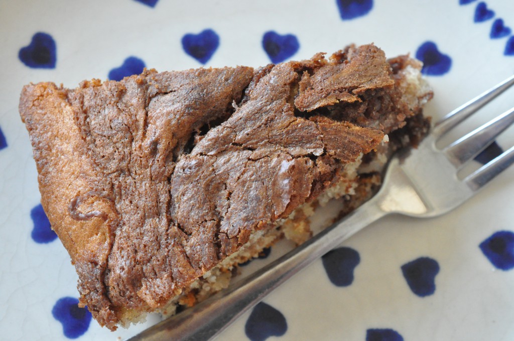 Lækker banankage med Nutella chokoladecreme