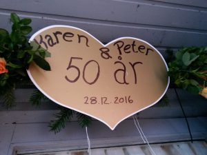 Kærligheden sejrede og guldbrudeparret nuppede guldet