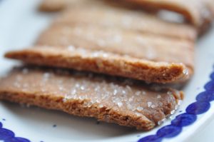 Karamelsnitter - svenske karamel småkager