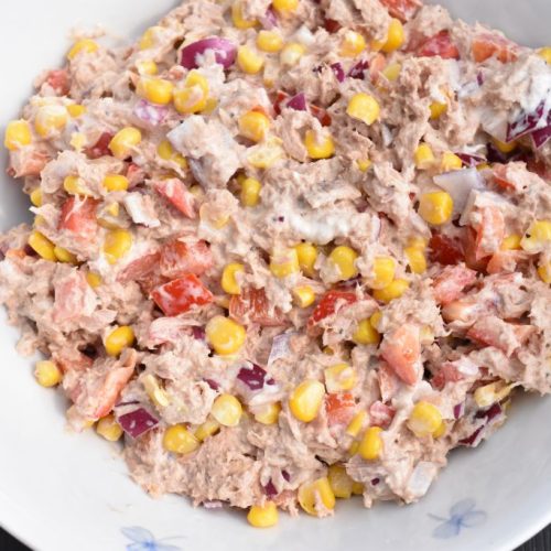 Tunsalat med mayonnaise & citron - nem opskrift