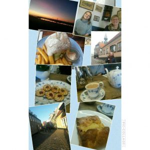 Dybblå keramikskatte og solskins-vinterferie i sommerhuset