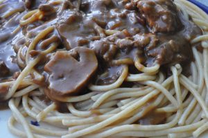 Millionbøf med svinekød - nem gryderet