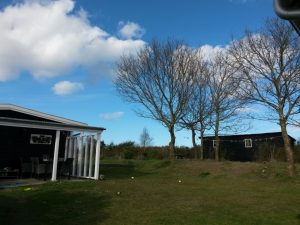 Forårssolen dansede - flere glade sommerhus skriblerier