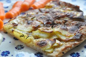 DSC_4052 • nogetiovnen.dk Kartoffel pizza med havregryn - nem opskrift