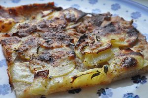 DSC_4055 • nogetiovnen.dk Kartoffel pizza med havregryn - nem opskrift