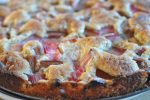Rabarbertærte med marcipan - rabarbermazarin