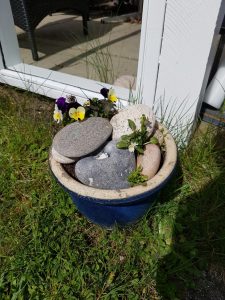 Hjemmearbejdsdag i sommerhuset i fortryllende omgivelser