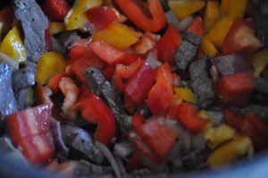 Pastaret med oksekød af culottesteg rester