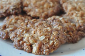 Havregrynskager uden æg - med nougat og sirup