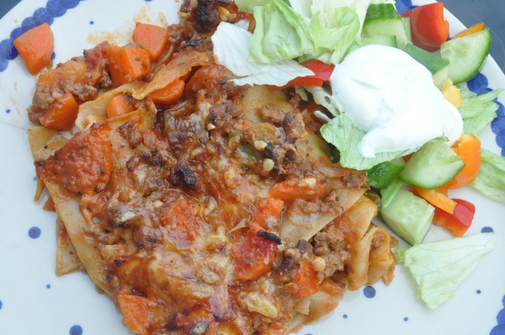 Lasagne med grøntsager - nem og uden bechamelsauce