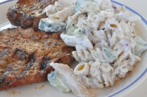 Pastasalat med skyr - sund og lækker opskrift